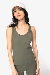 Ribbed Organic Cotton Tank Top for Women – 260 g/m² – NS344