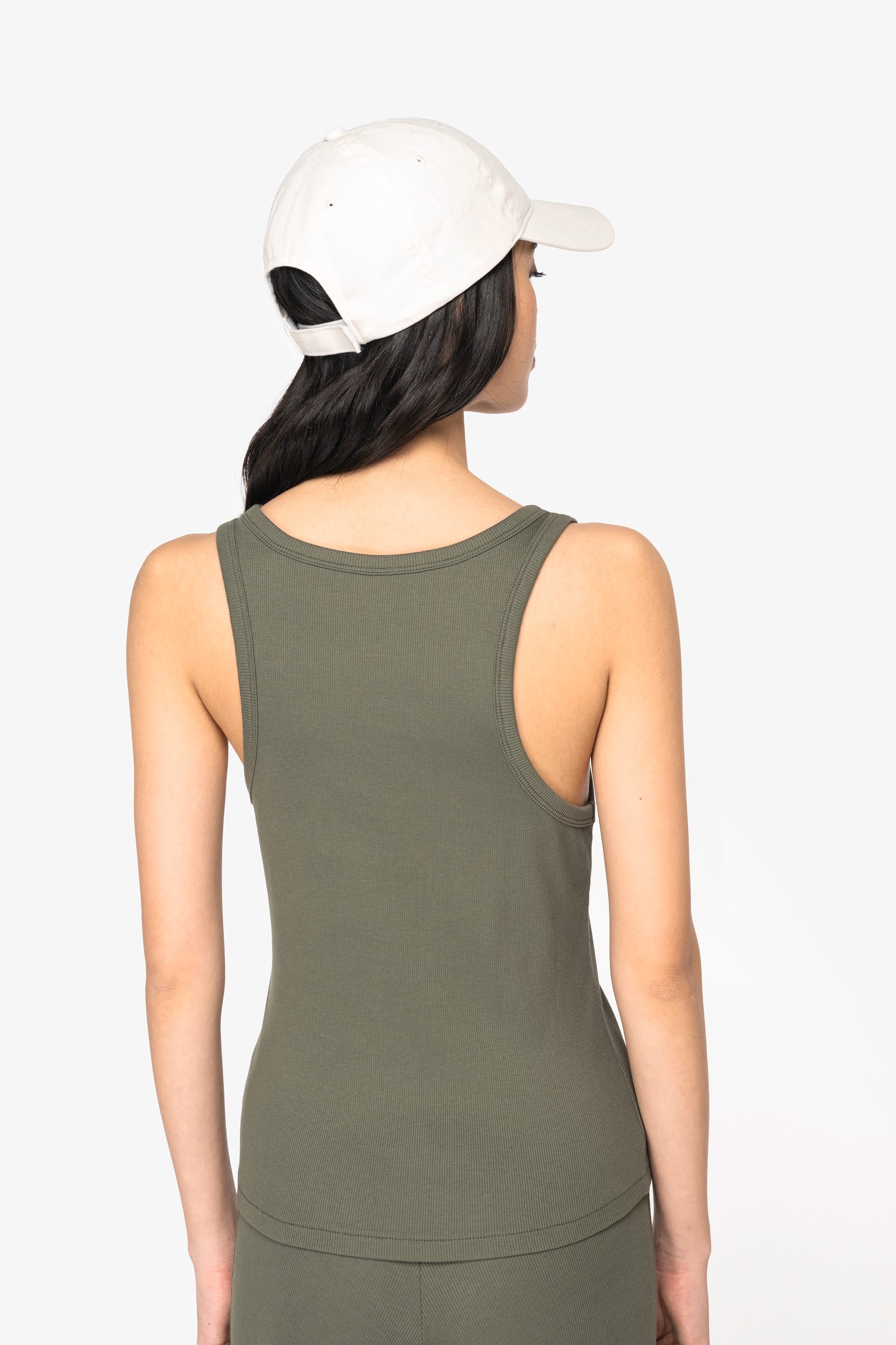 Ribbed Organic Cotton Tank Top for Women – 260 g/m² – NS344