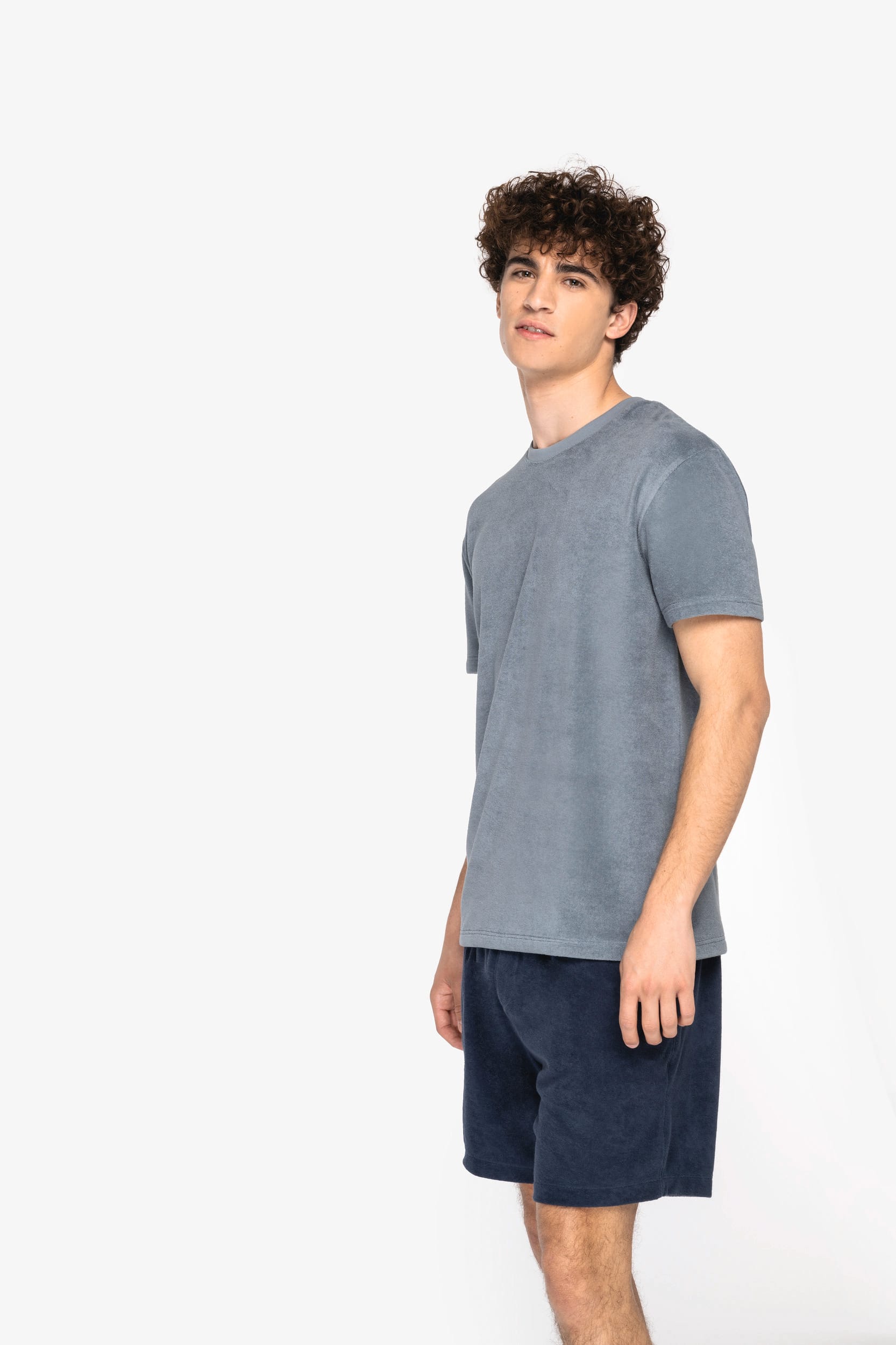 Men’s Fitted Organic Cotton Terry T-Shirt – 210 g/m² – NS311