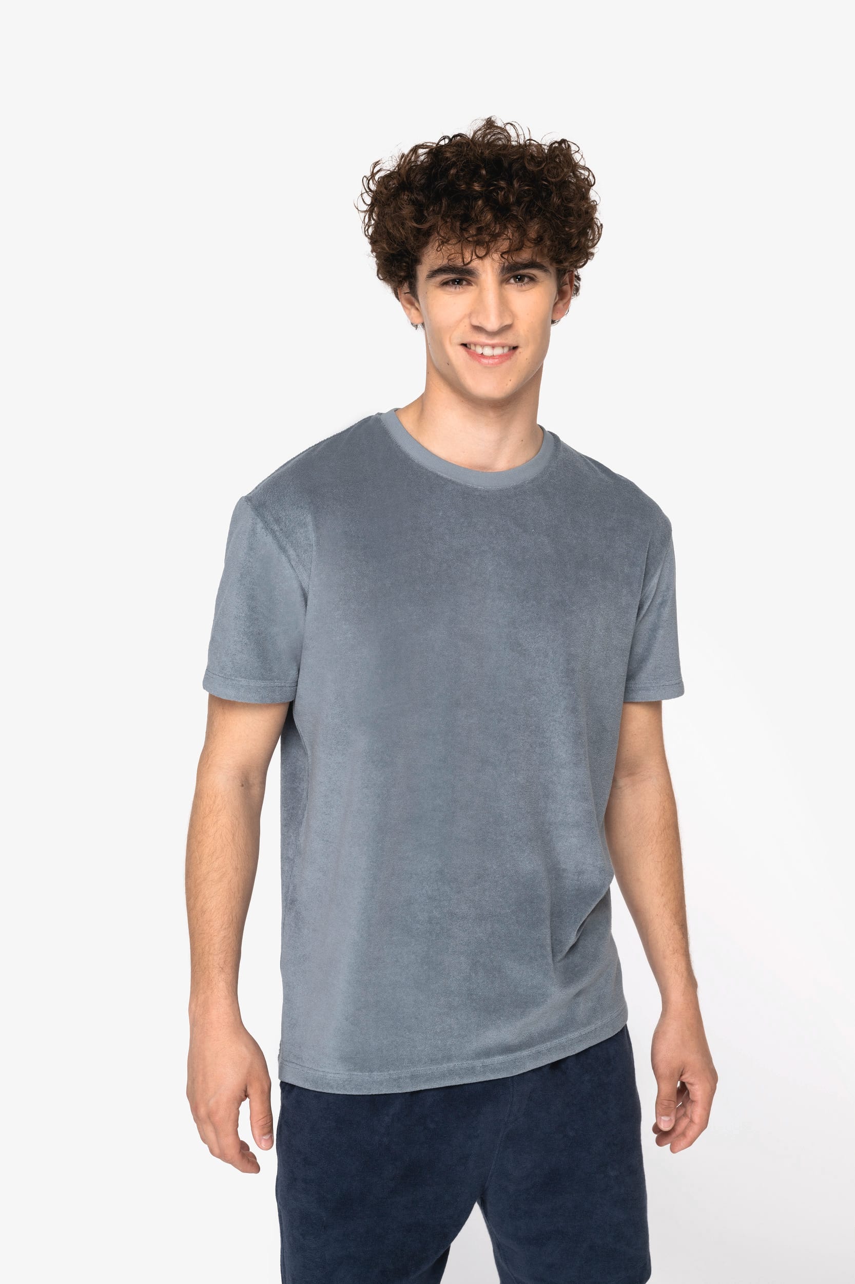 Men’s Fitted Organic Cotton Terry T-Shirt – 210 g/m² – NS311