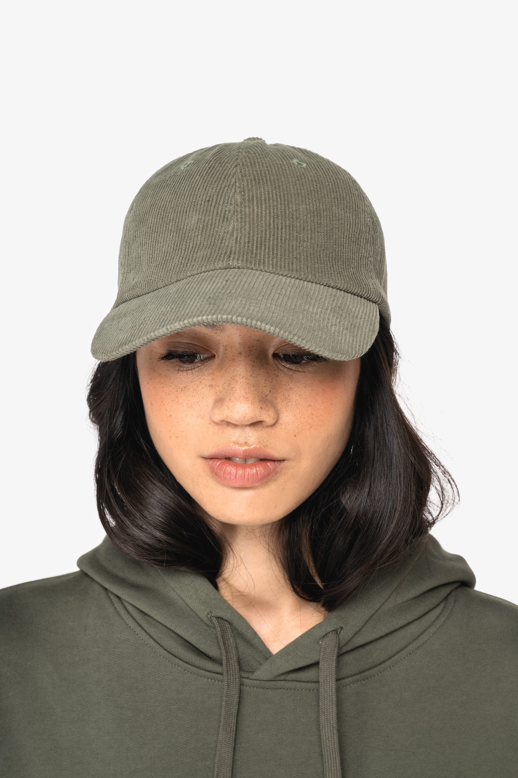 Casquette Unisexe en Velours Côtelé Bio - 6 Panneaux - NS016