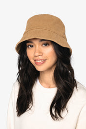 Chapeau Bob Unisexe en Velours Côtelé Bio - NS019
