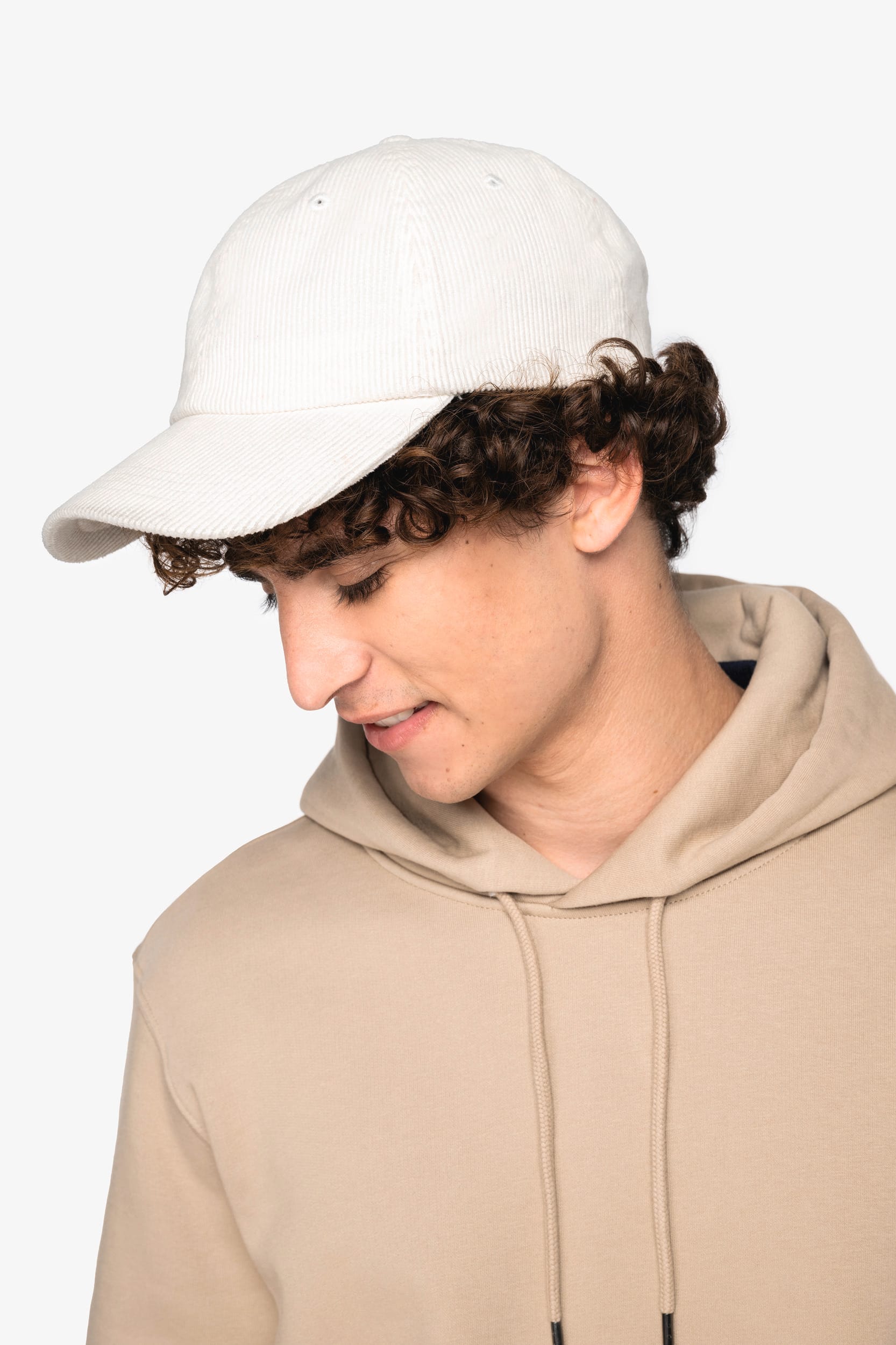 Casquette Unisexe en Velours Côtelé Bio - 6 Panneaux - NS016