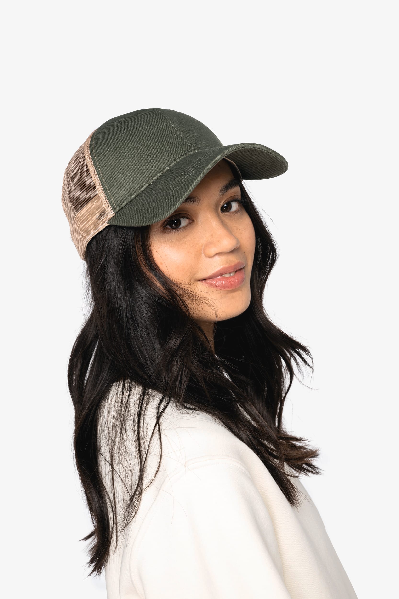 Casquette Trucker Éco-Responsable Unisexe 6 Panneaux - NS036