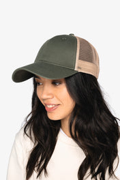 Casquette Trucker Éco-Responsable Unisexe 6 Panneaux - NS036