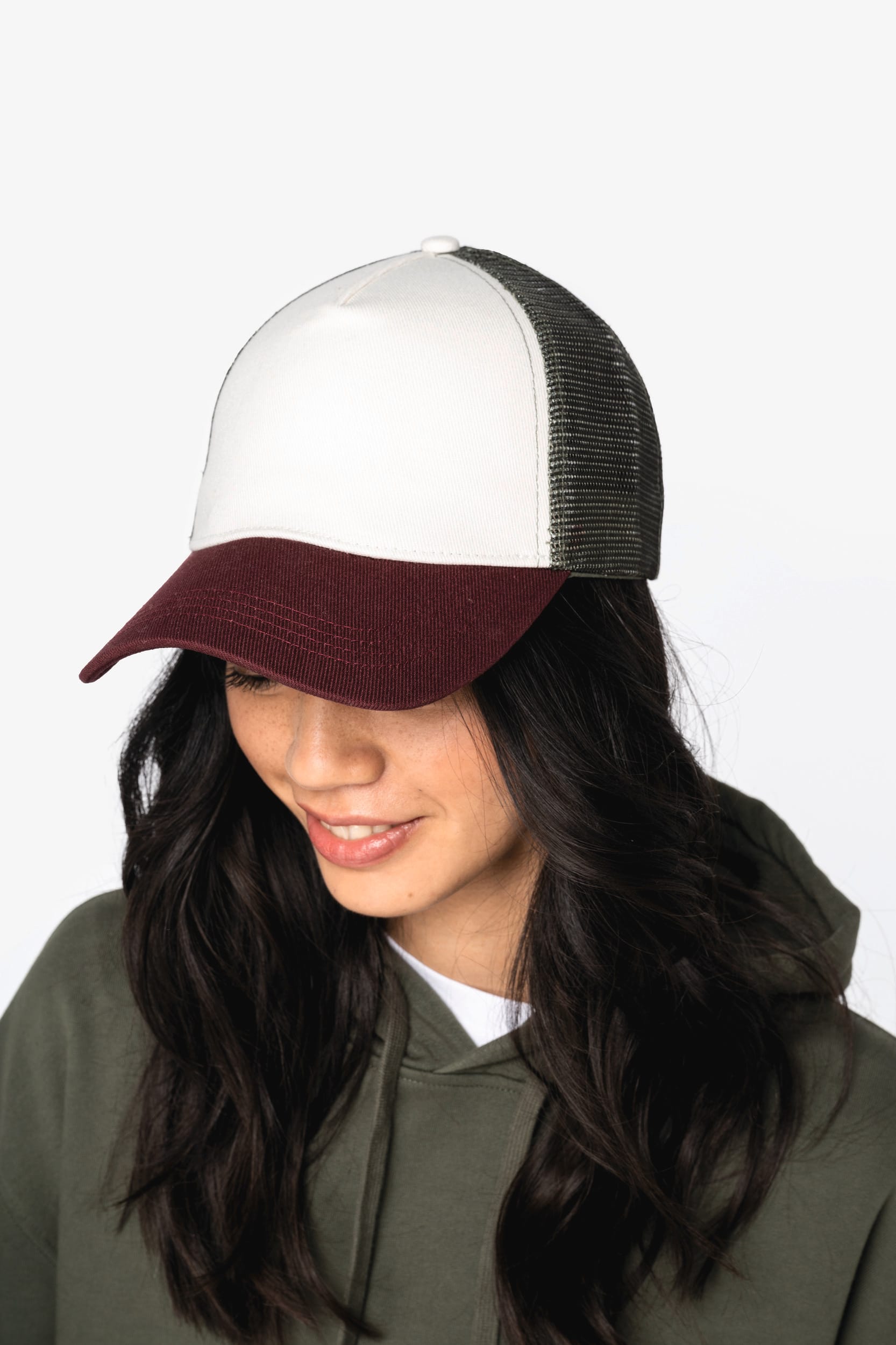 Casquette Trucker Éco-Responsable Unisexe 5 Panneaux - NS035