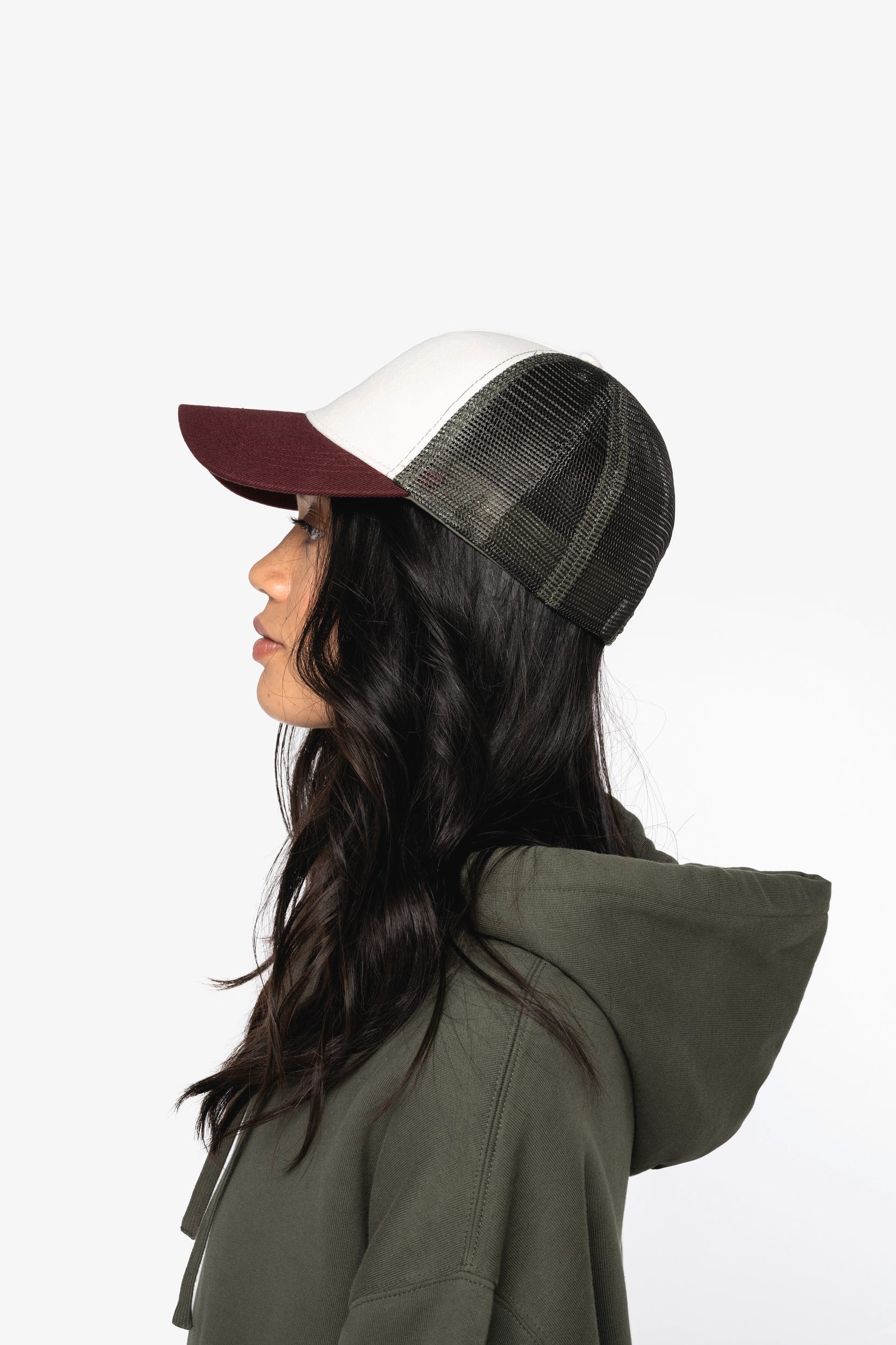 Casquette Trucker Éco-Responsable Unisexe 5 Panneaux - NS035