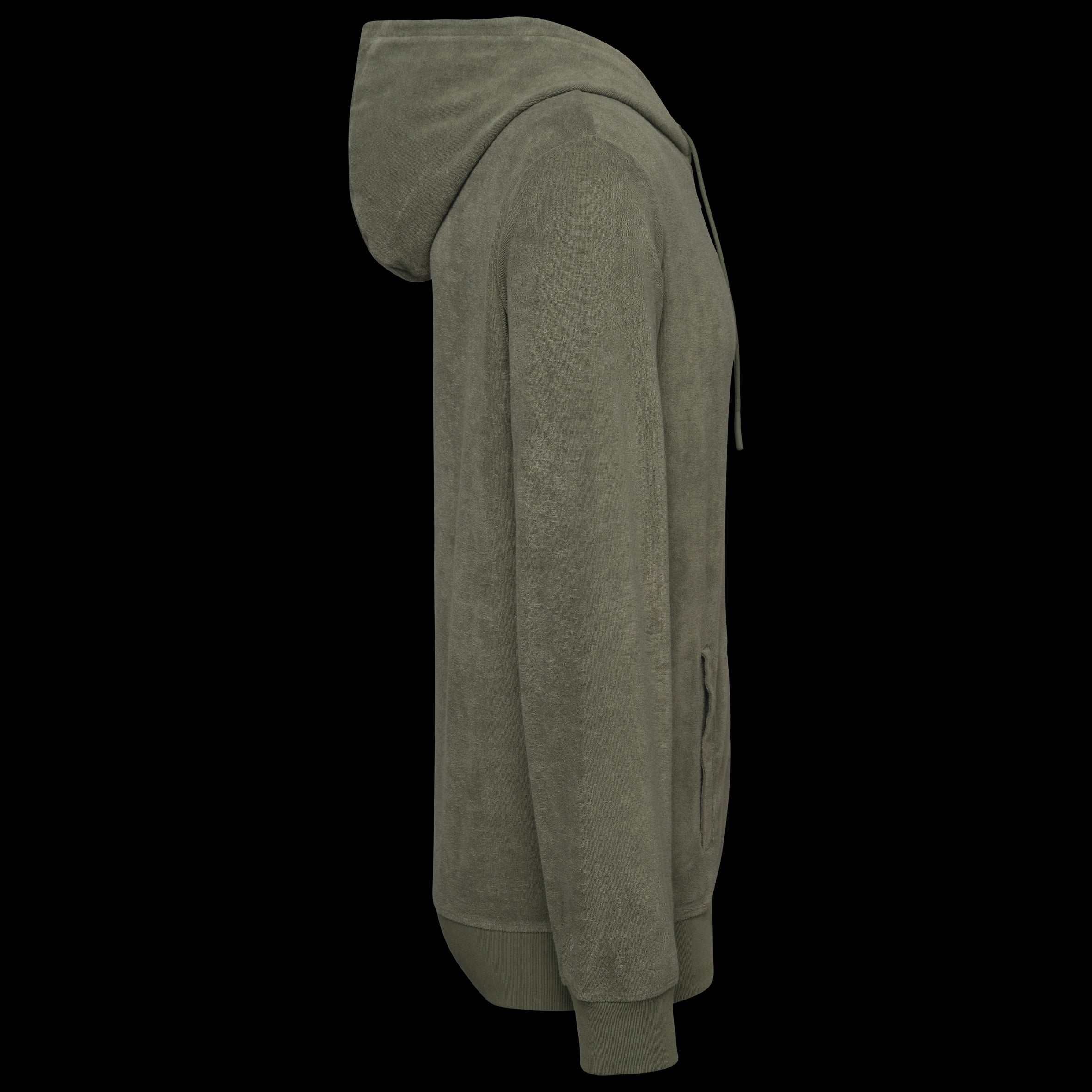 Organic Cotton Terry Zip Hoodie for Men – 210 g/m² – NS419