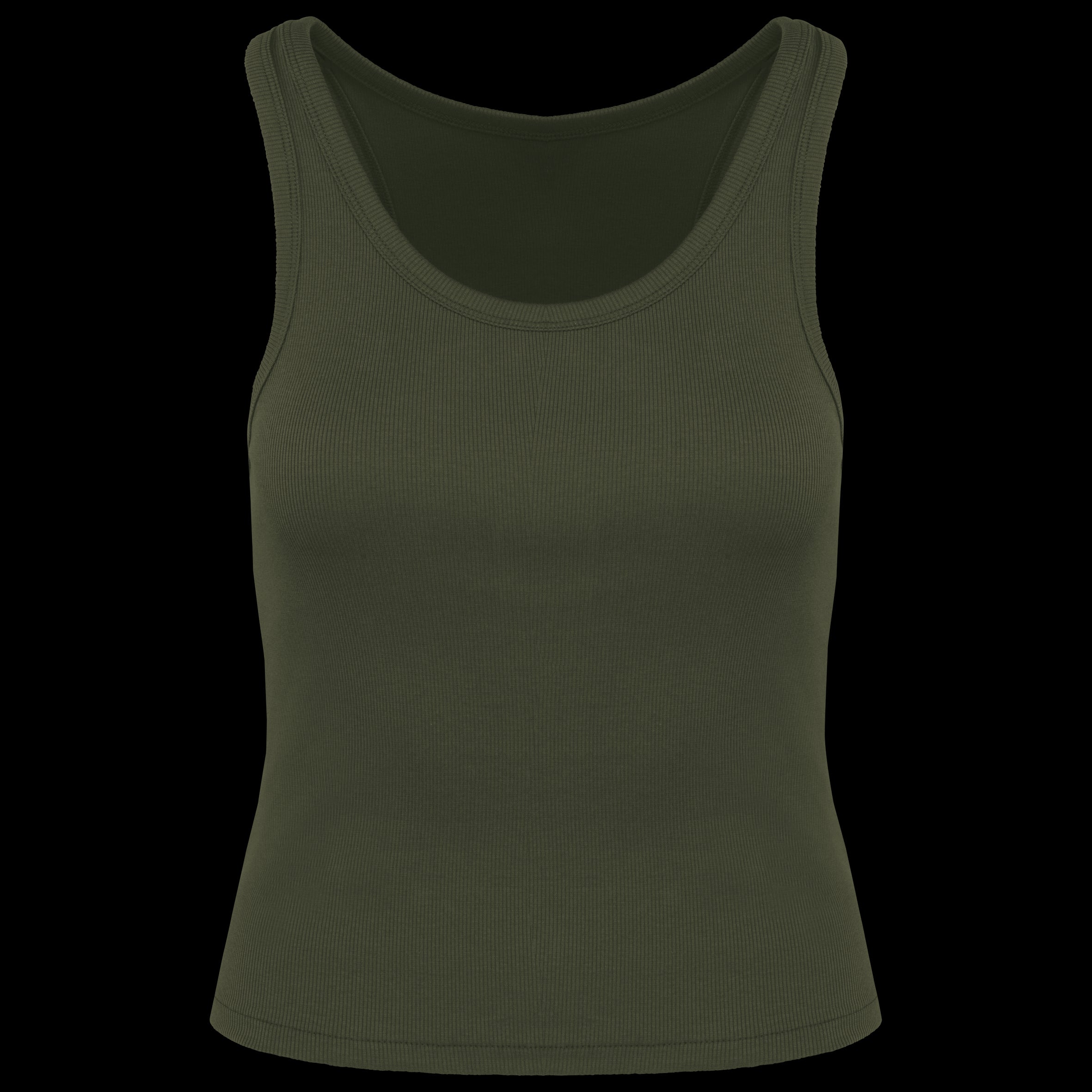 Ribbed Organic Cotton Tank Top for Women – 260 g/m² – NS344