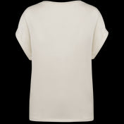 Camiseta de algodón orgánico con mangas enrolladas para mujer – 155 g/m² – NS309
