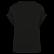 Camiseta de algodón orgánico con mangas enrolladas para mujer – 155 g/m² – NS309