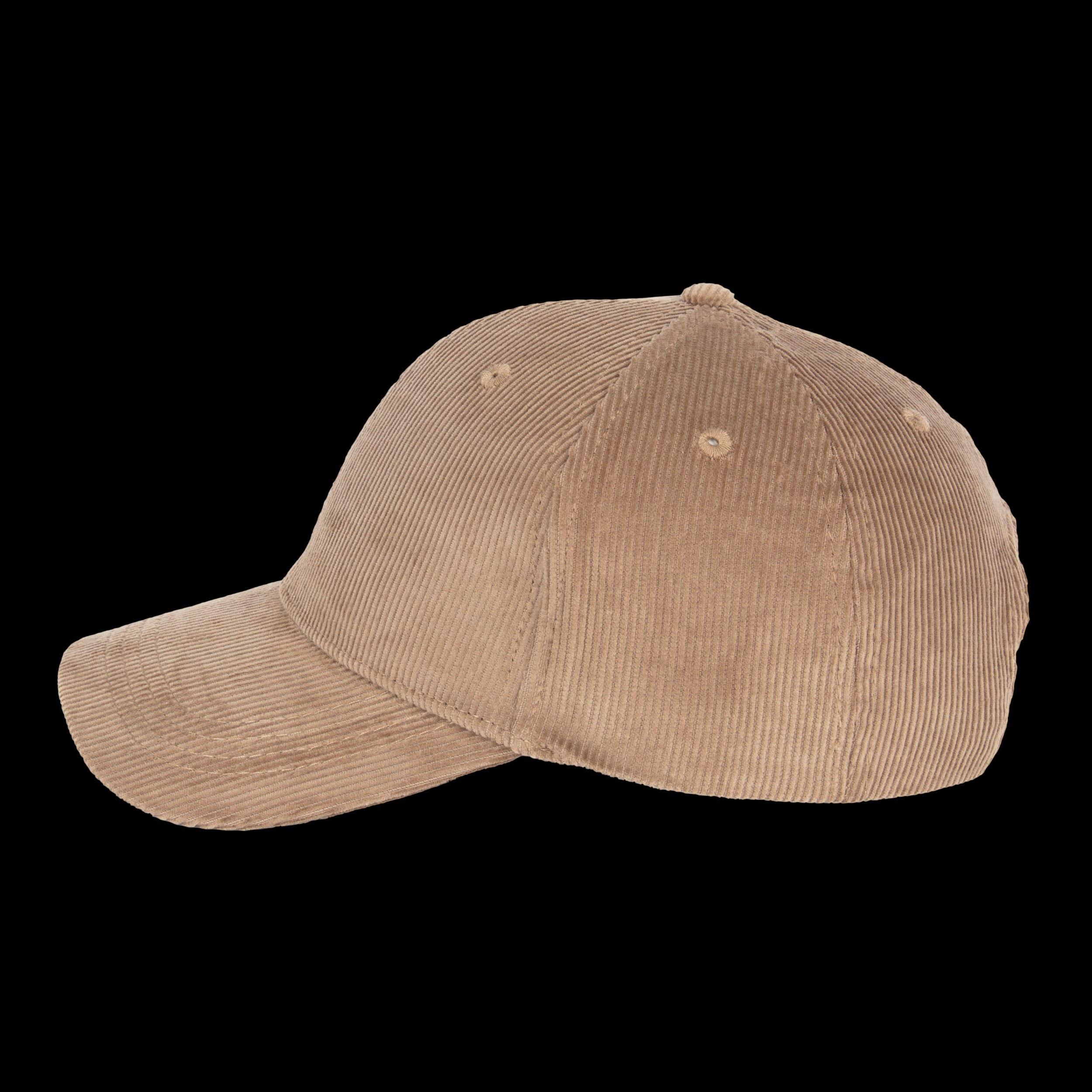 Casquette Unisexe en Velours Côtelé Bio - 6 Panneaux - NS016
