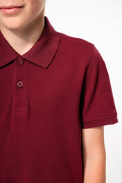 Kids’ Organic Piqué Polo Shirt – 180 g/m² | K2029