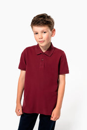 Kids’ Organic Piqué Polo Shirt – 180 g/m² | K2029
