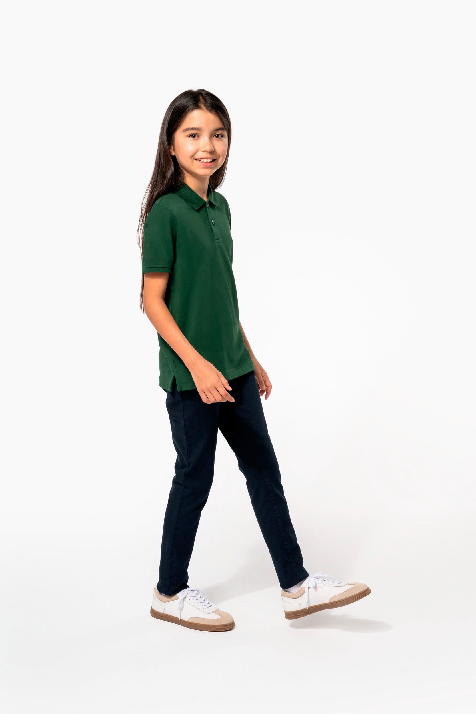 Kids’ Organic Piqué Polo Shirt – 180 g/m² | K2029