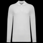 Polo Piqué à Manches Longues pour Homme en Coton Bio – 180 g/m² | K2027