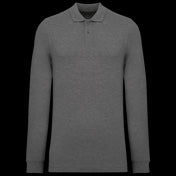 Polo Piqué à Manches Longues pour Homme en Coton Bio – 180 g/m² | K2027