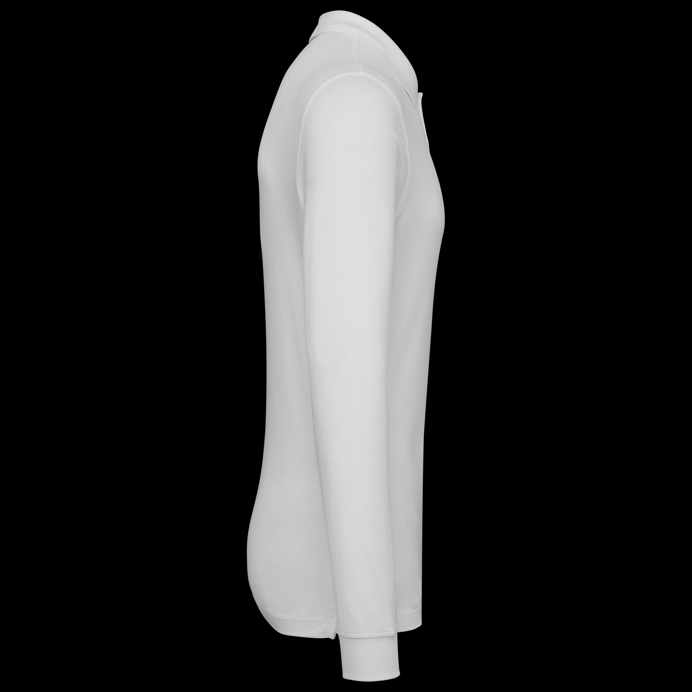 Polo Piqué à Manches Longues pour Homme en Coton Bio – 180 g/m² | K2027