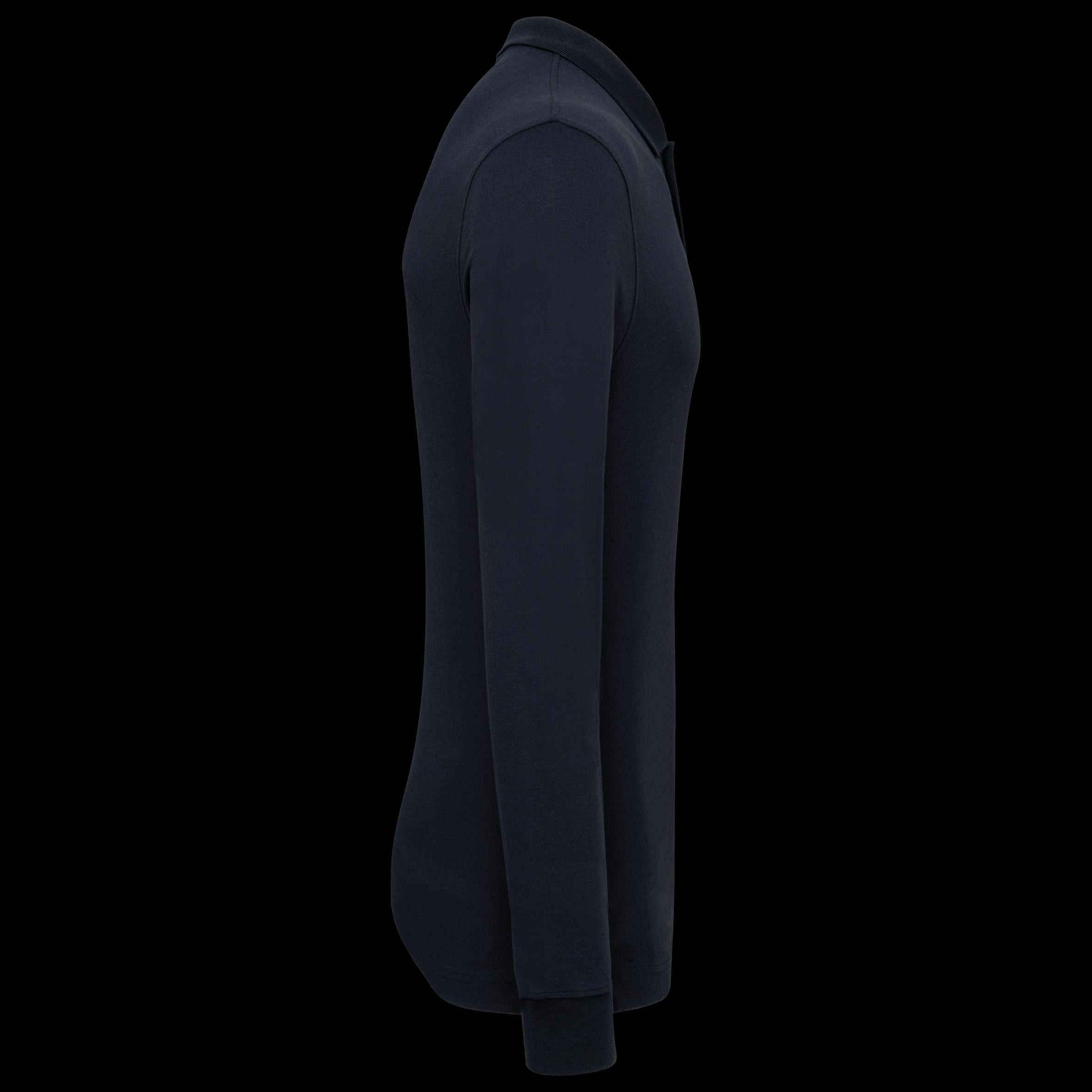 Polo Piqué à Manches Longues pour Homme en Coton Bio – 180 g/m² | K2027
