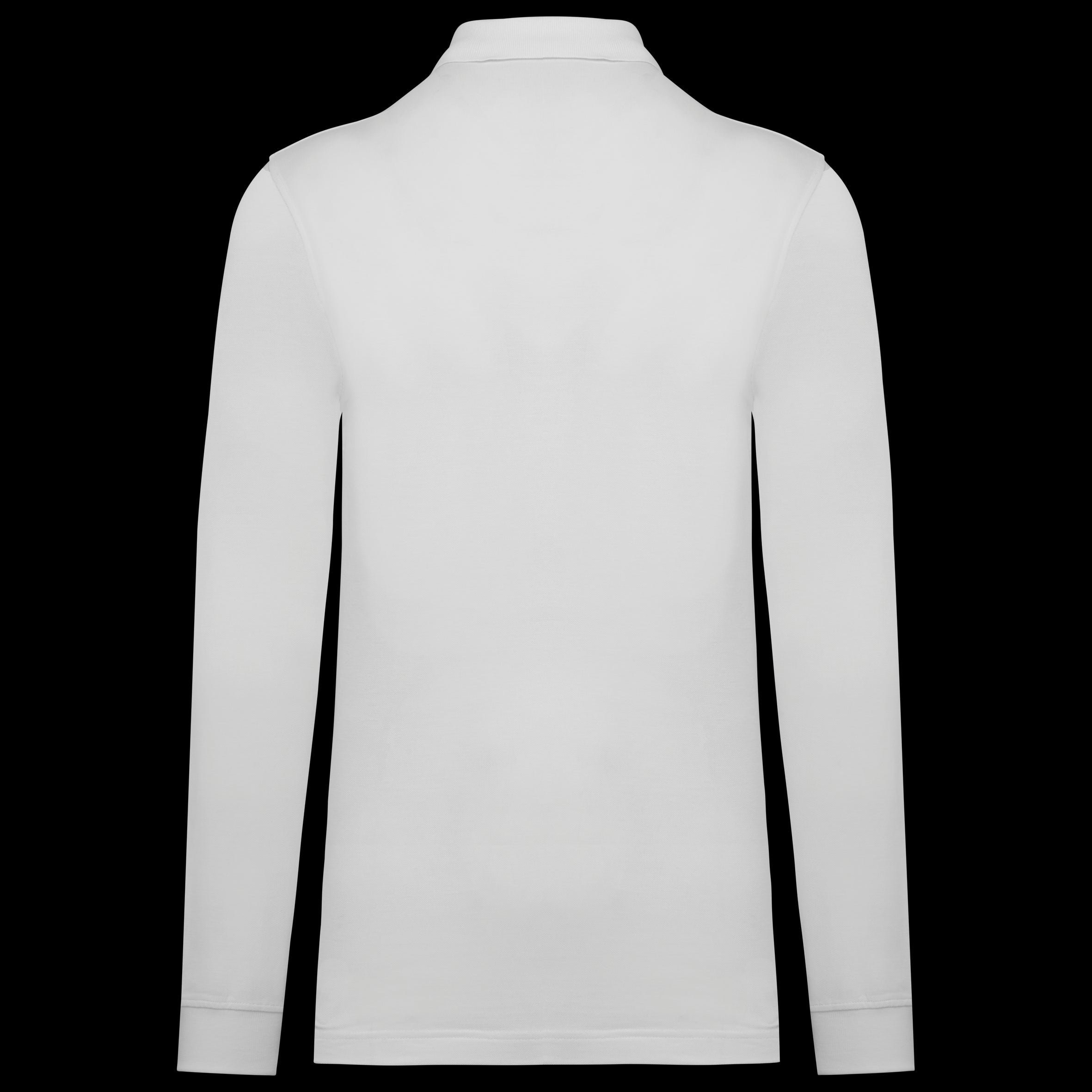 Polo Piqué à Manches Longues pour Homme en Coton Bio – 180 g/m² | K2027