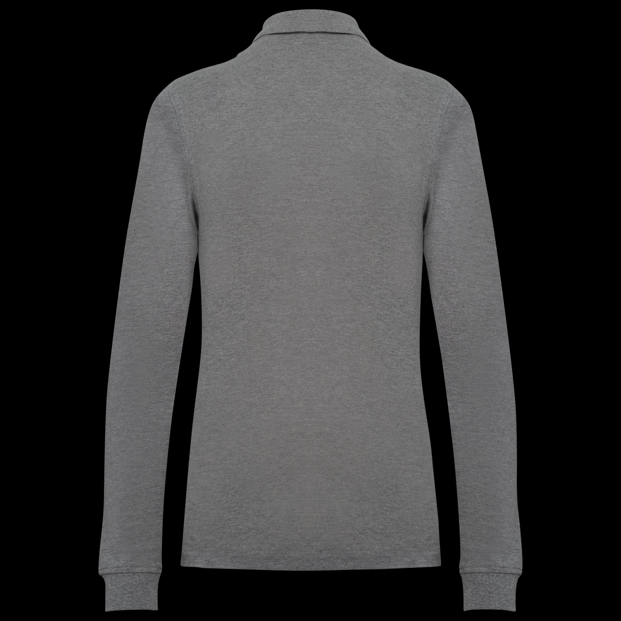 Women’s Long Sleeve Organic Piqué Polo – 180 g/m² | K2028