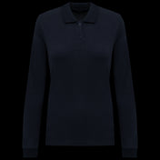 Women’s Long Sleeve Organic Piqué Polo – 180 g/m² | K2028