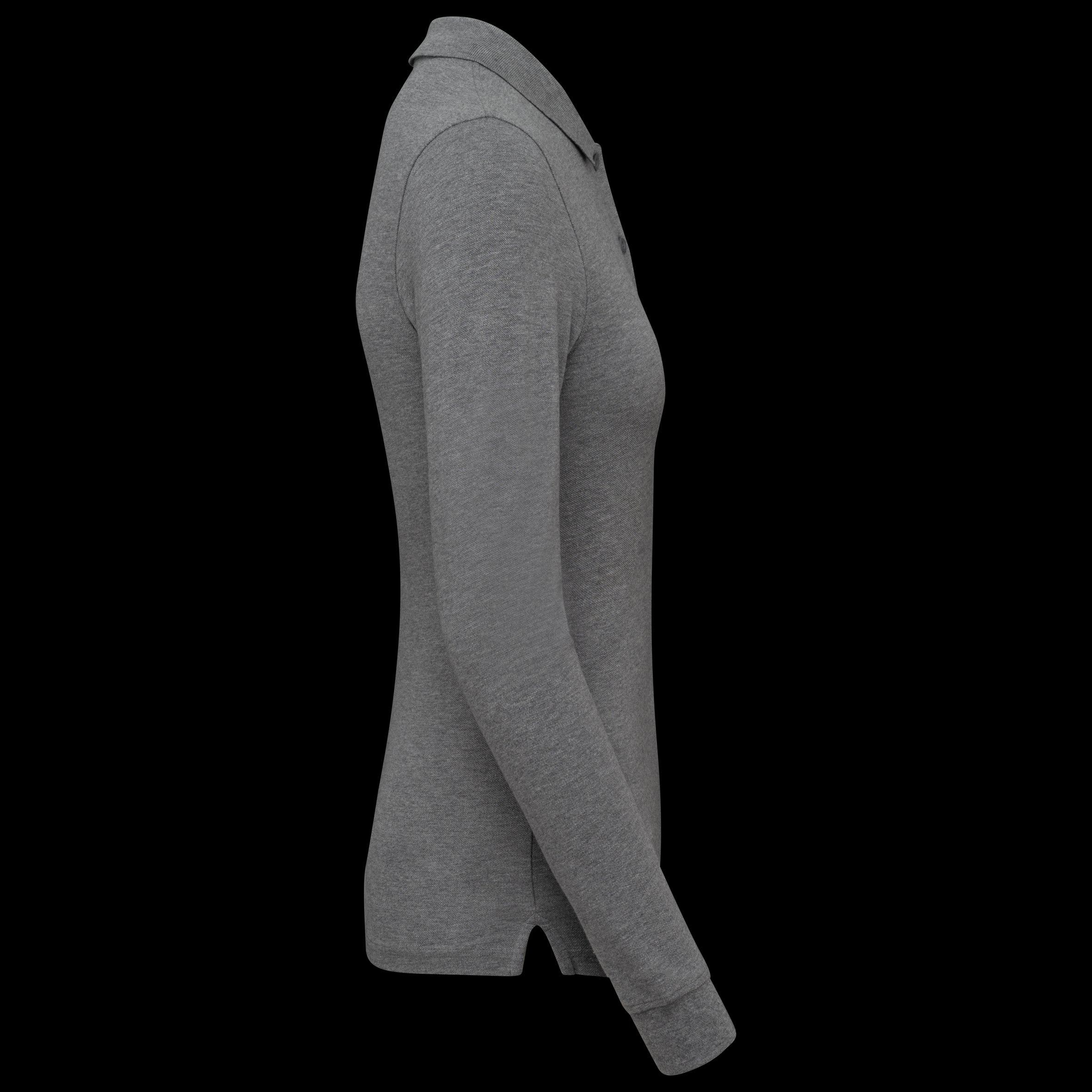 Women’s Long Sleeve Organic Piqué Polo – 180 g/m² | K2028