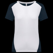 T-shirt de sport bicolore écologique pour femmes – 130 g/m² | PA4015