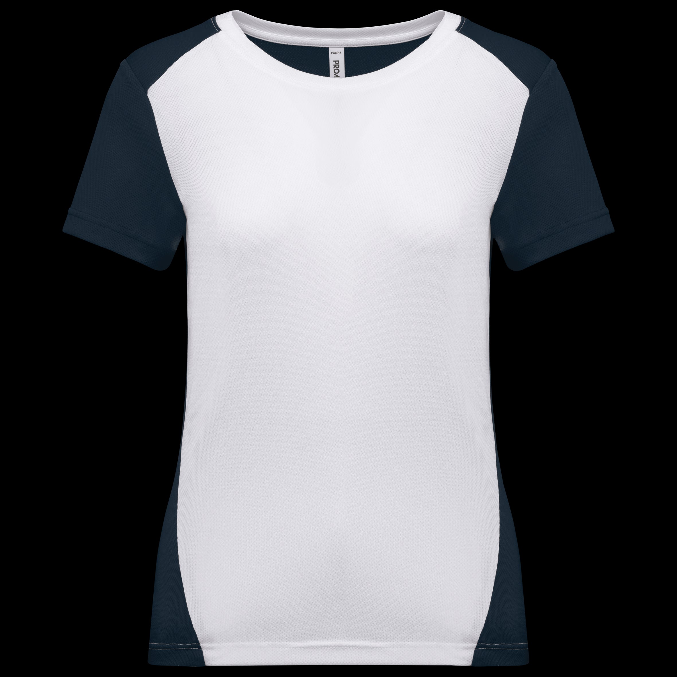 T-shirt de sport bicolore écologique pour femmes – 130 g/m² | PA4015