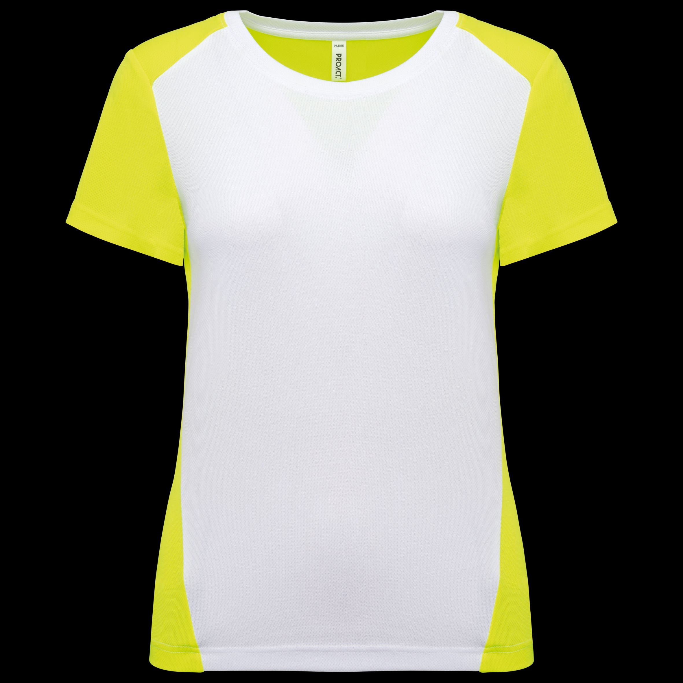 T-shirt de sport bicolore écologique pour femmes – 130 g/m² | PA4015