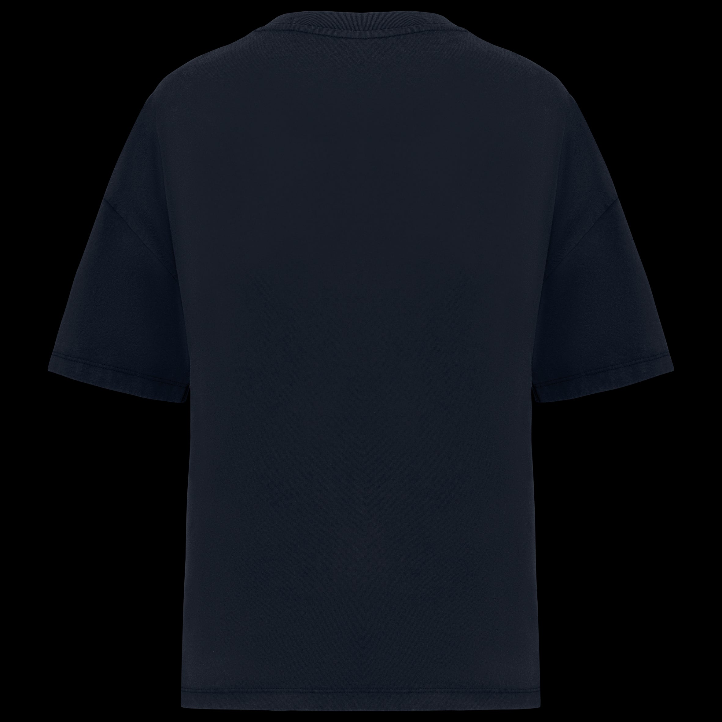 T-shirt en coton biologique lavé Oversized pour femmes – NS327