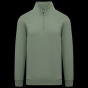 Sudadera de Forro Polar Orgánico para Hombre con Cremallera de Cuarto – 300 g/m² – NS428