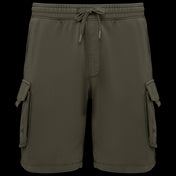 Native Spirit NS717 - Milieuvriendelijke heren cargo shorts van French Terry met gewassen effect