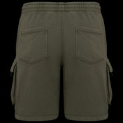Native Spirit NS717 - Milieuvriendelijke heren cargo shorts van French Terry met gewassen effect