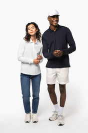 Women’s Long Sleeve Organic Piqué Polo – 180 g/m² | K2028