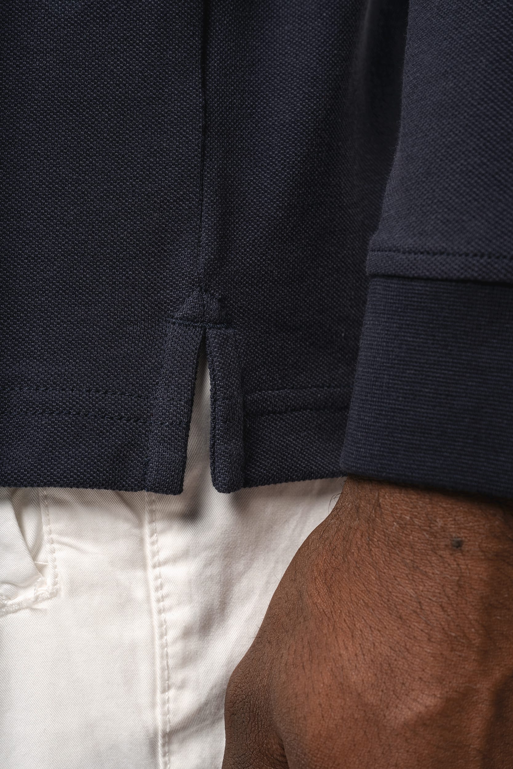 Polo Piqué à Manches Longues pour Homme en Coton Bio – 180 g/m² | K2027