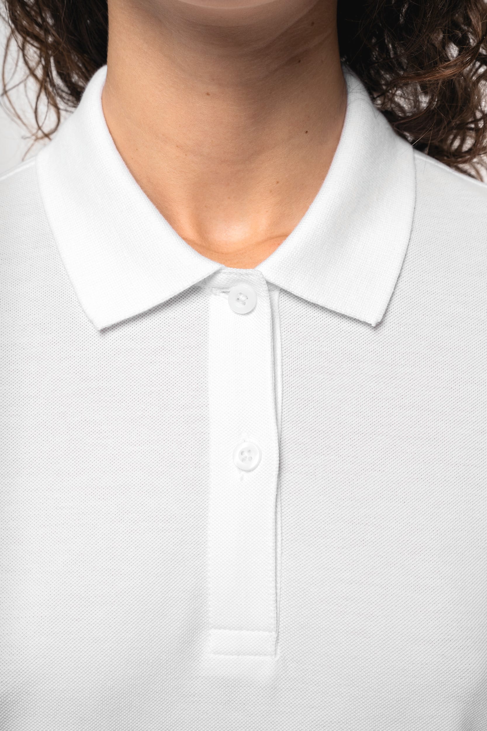 Women’s Long Sleeve Organic Piqué Polo – 180 g/m² | K2028