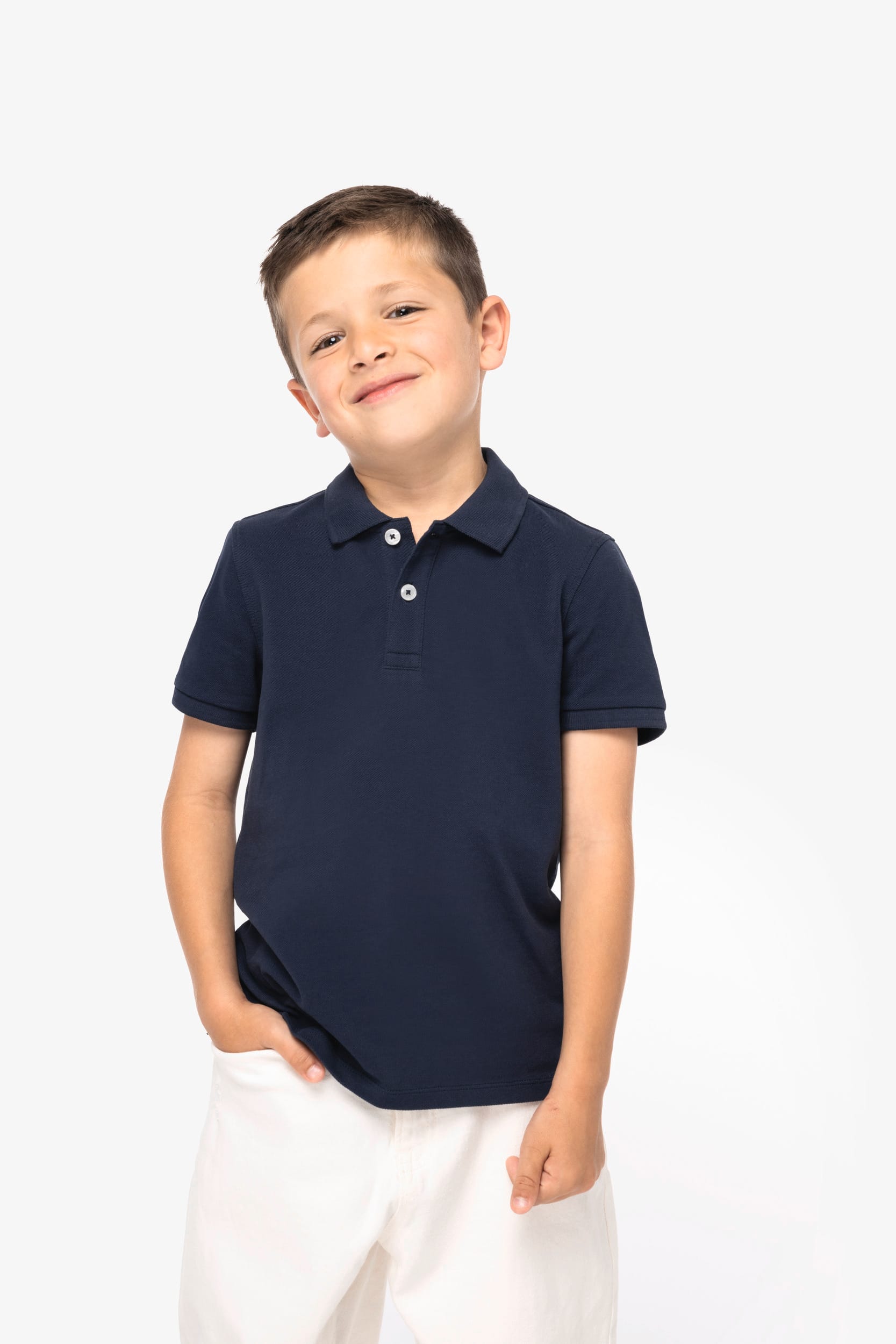 Polo Piqué Bio pour Enfants – 220 g/m² – NS209