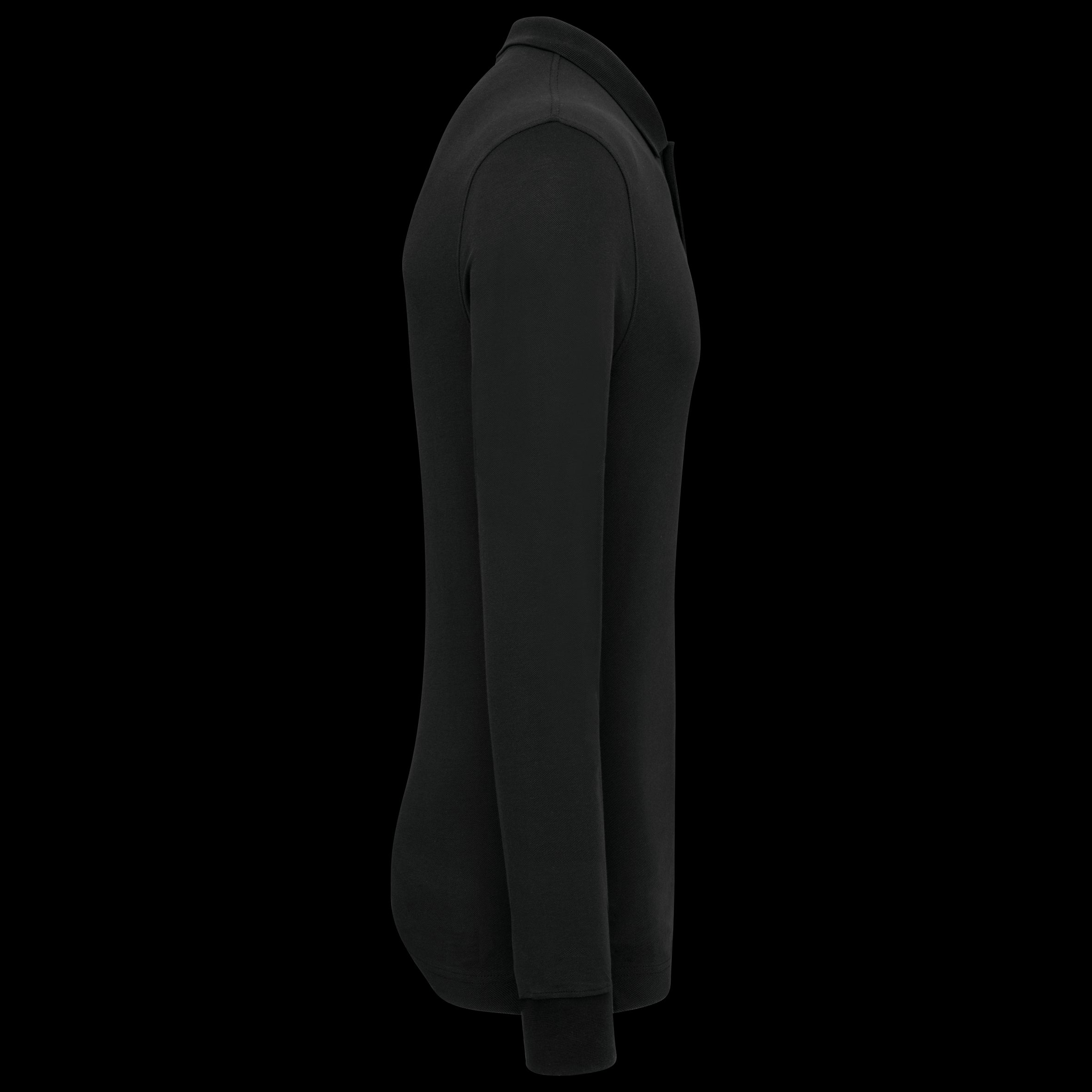Polo Piqué à Manches Longues pour Homme en Coton Bio – 180 g/m² | K2027