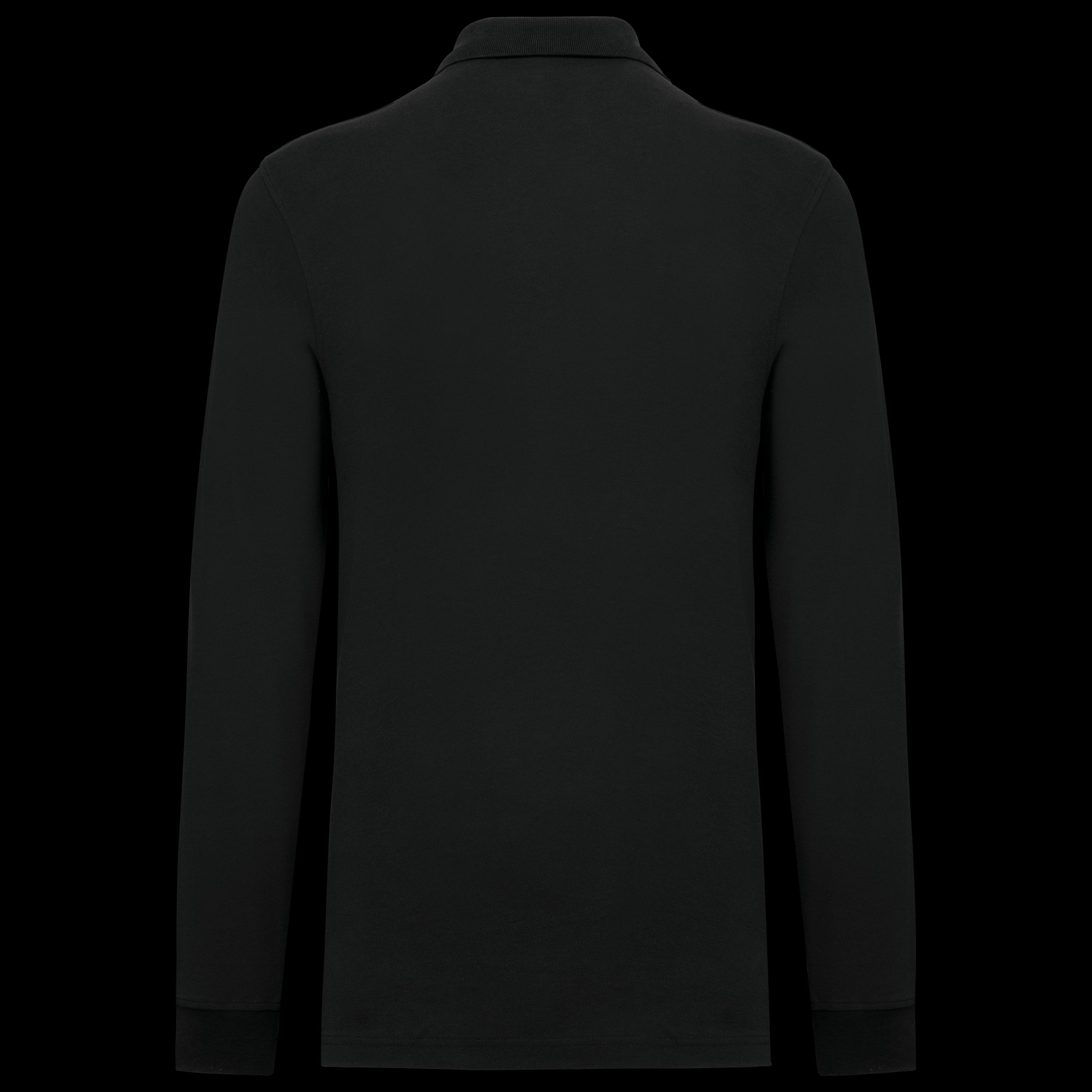 Polo Piqué à Manches Longues pour Homme en Coton Bio – 180 g/m² | K2027