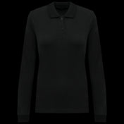 Women’s Long Sleeve Organic Piqué Polo – 180 g/m² | K2028