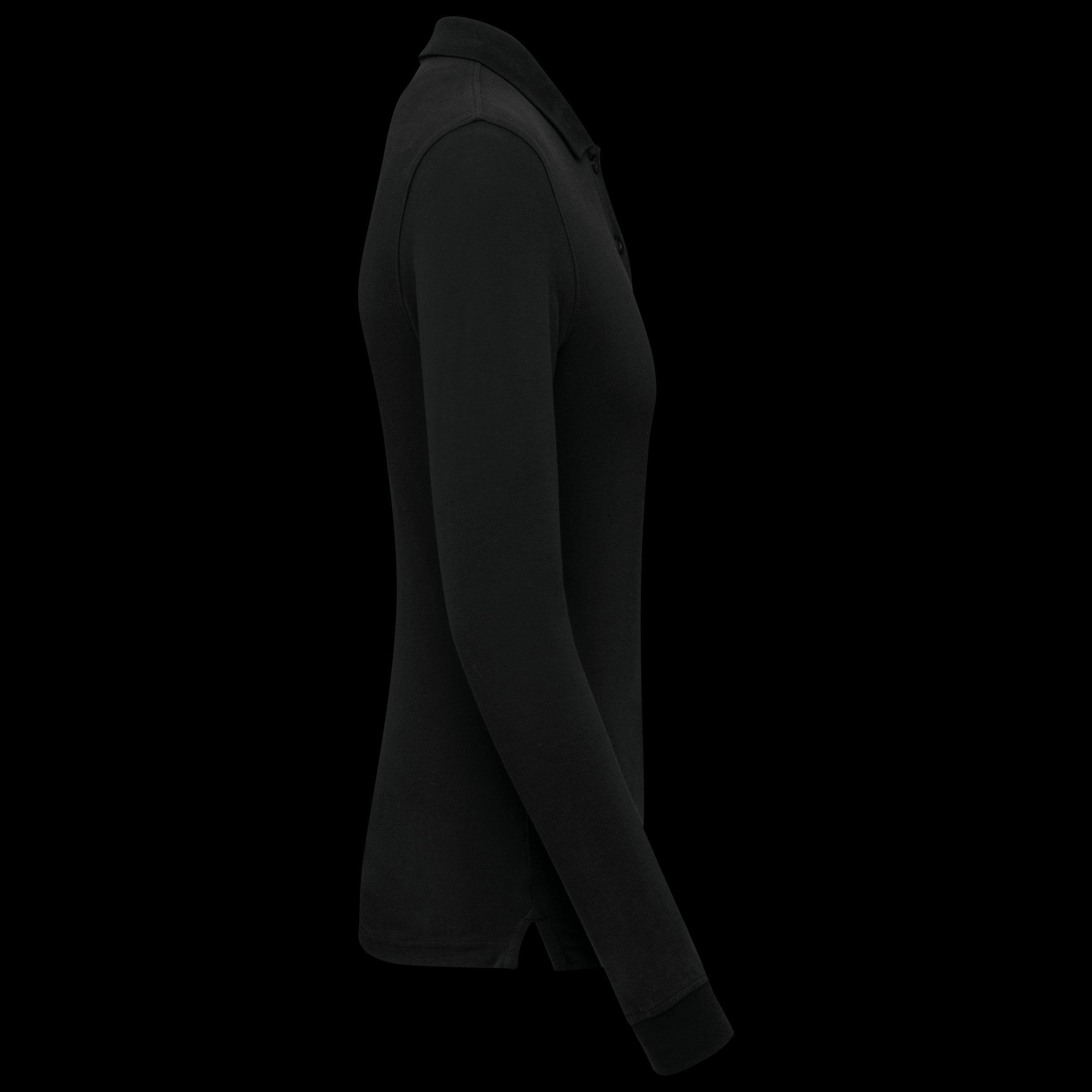 Women’s Long Sleeve Organic Piqué Polo – 180 g/m² | K2028