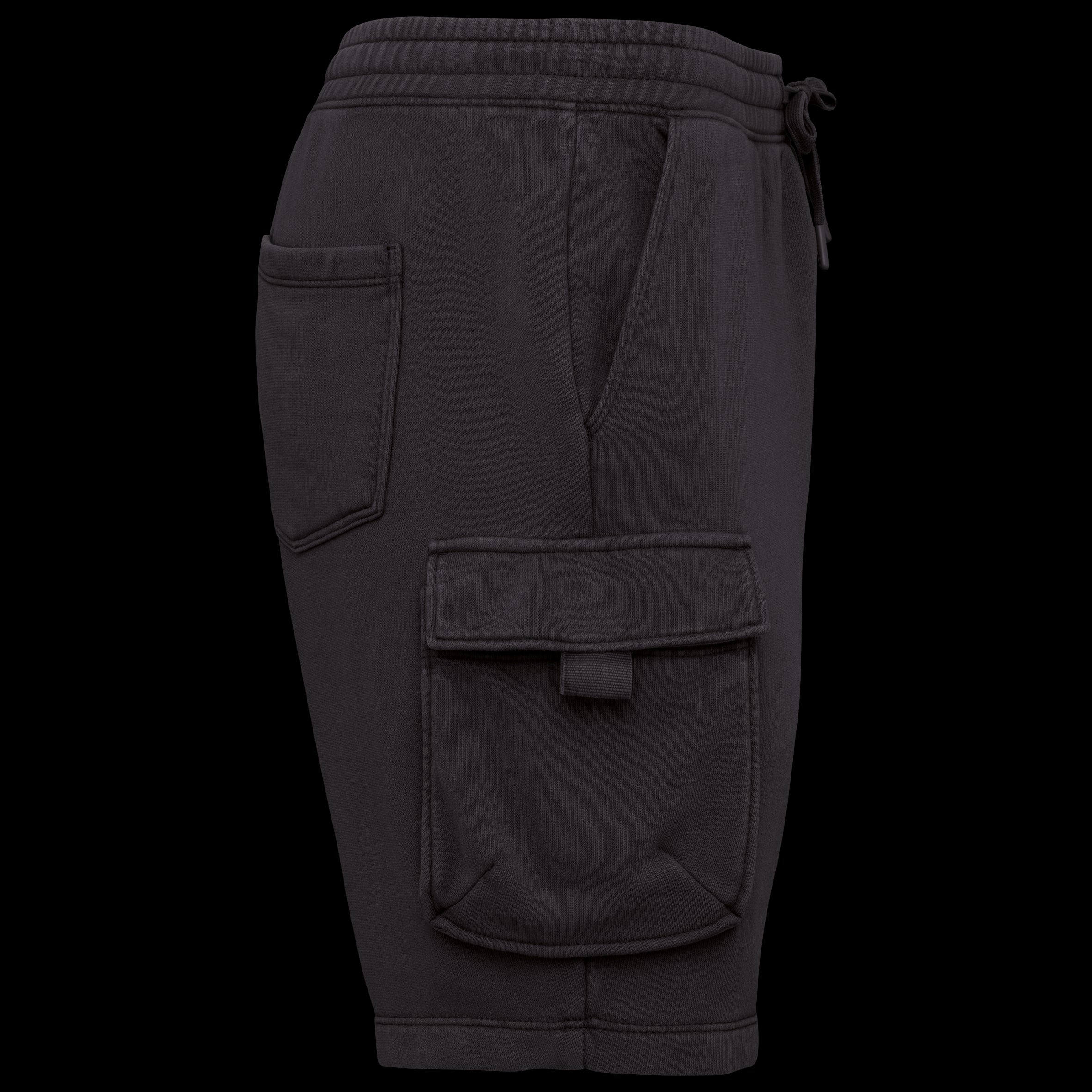 Native Spirit NS717 - Milieuvriendelijke heren cargo shorts van French Terry met gewassen effect