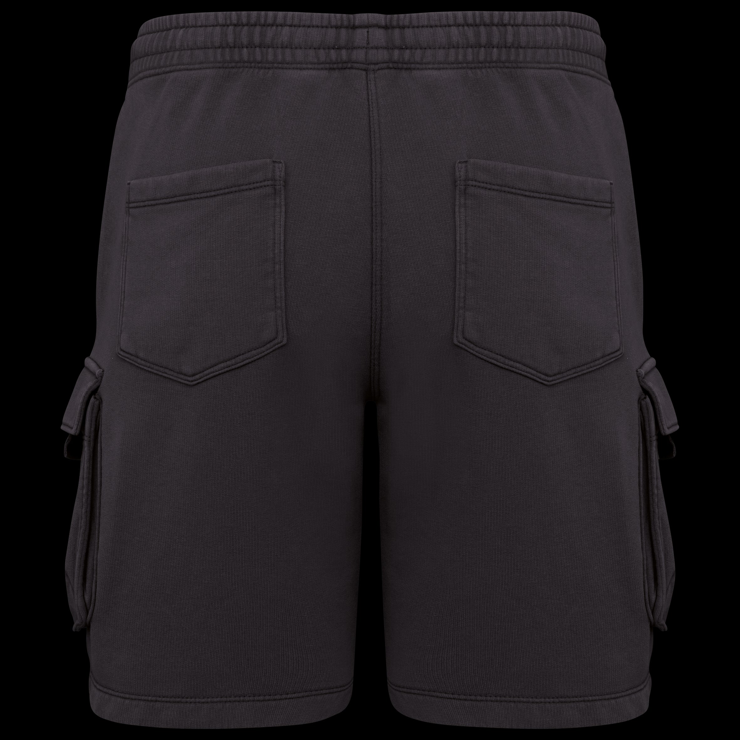 Native Spirit NS717 - Milieuvriendelijke heren cargo shorts van French Terry met gewassen effect