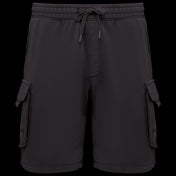Native Spirit NS717 - Milieuvriendelijke heren cargo shorts van French Terry met gewassen effect