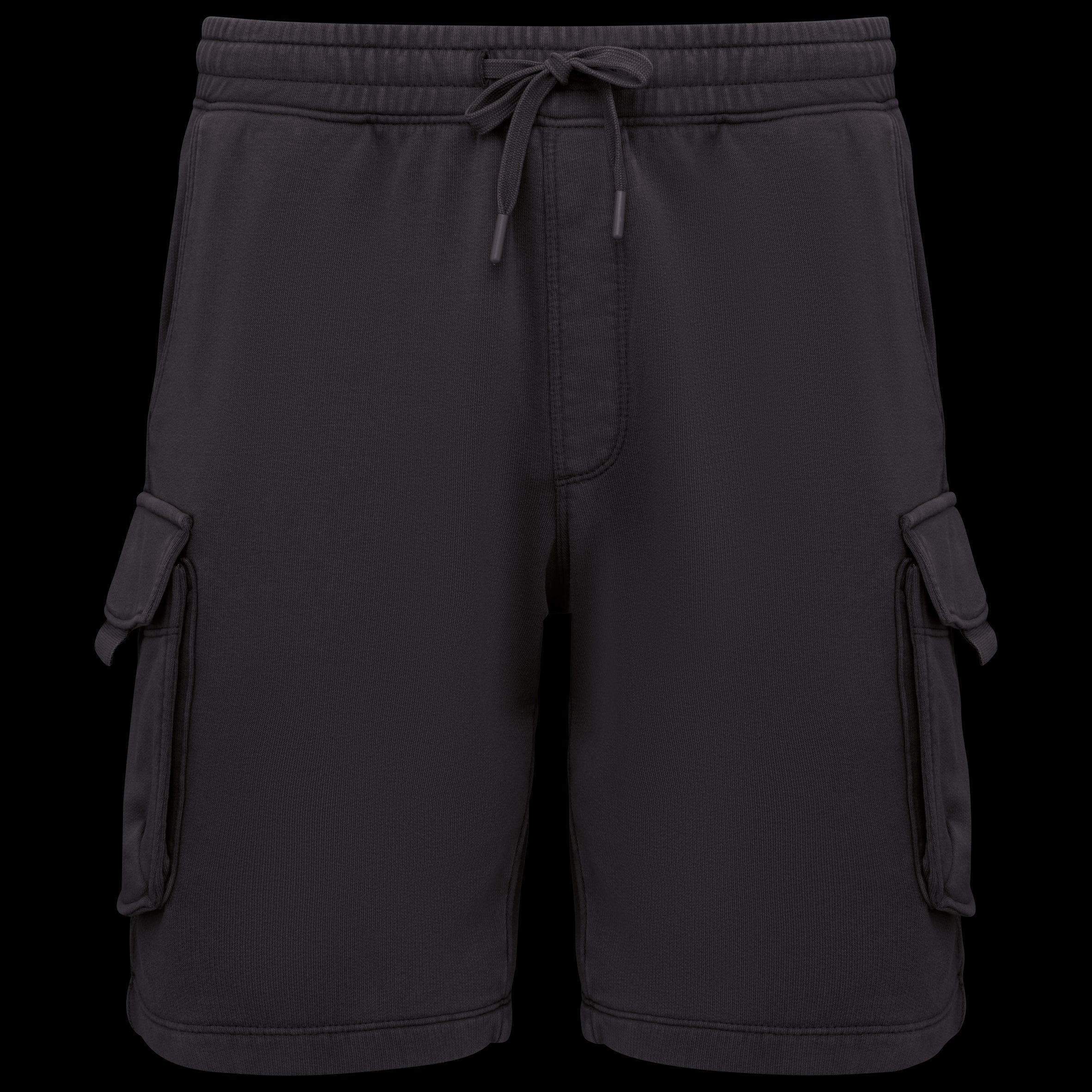 Native Spirit NS717 - Milieuvriendelijke heren cargo shorts van French Terry met gewassen effect