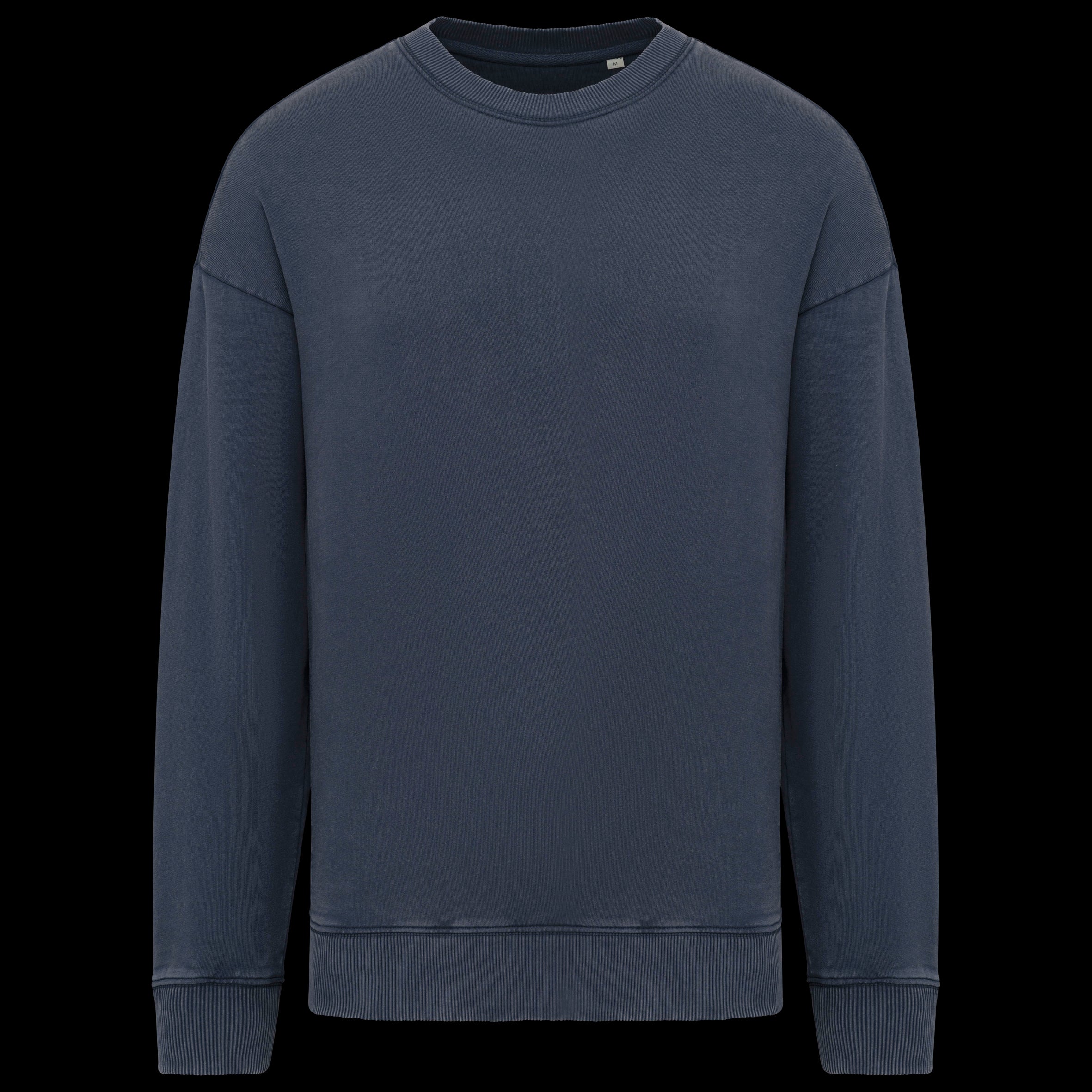 Unisex Oversized Bio-Gewaschenes Rundhals-Sweatshirt – 300 g/m² – NS447