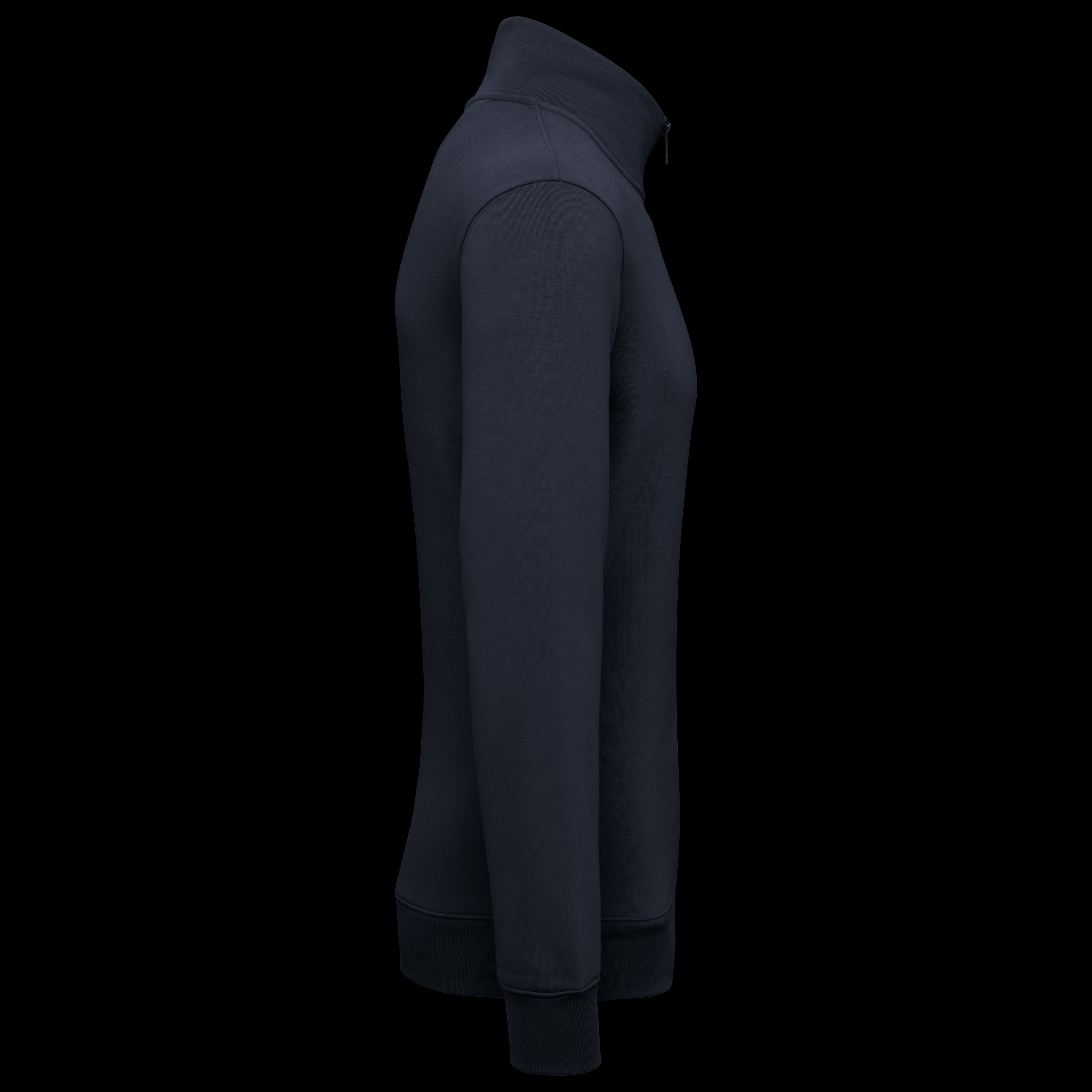 Sudadera de Forro Polar Orgánico para Hombre con Cremallera de Cuarto – 300 g/m² – NS428