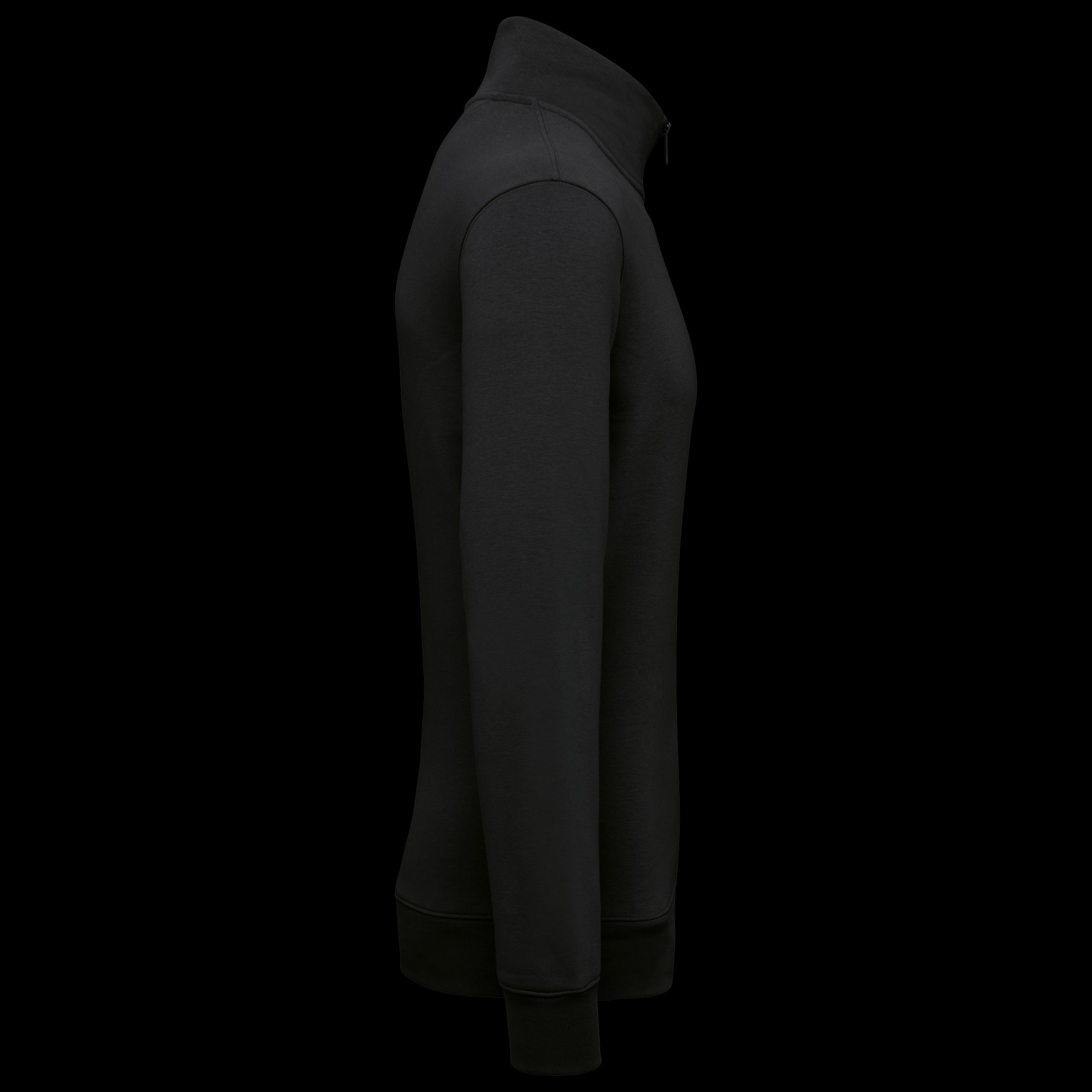 Sudadera de Forro Polar Orgánico para Hombre con Cremallera de Cuarto – 300 g/m² – NS428