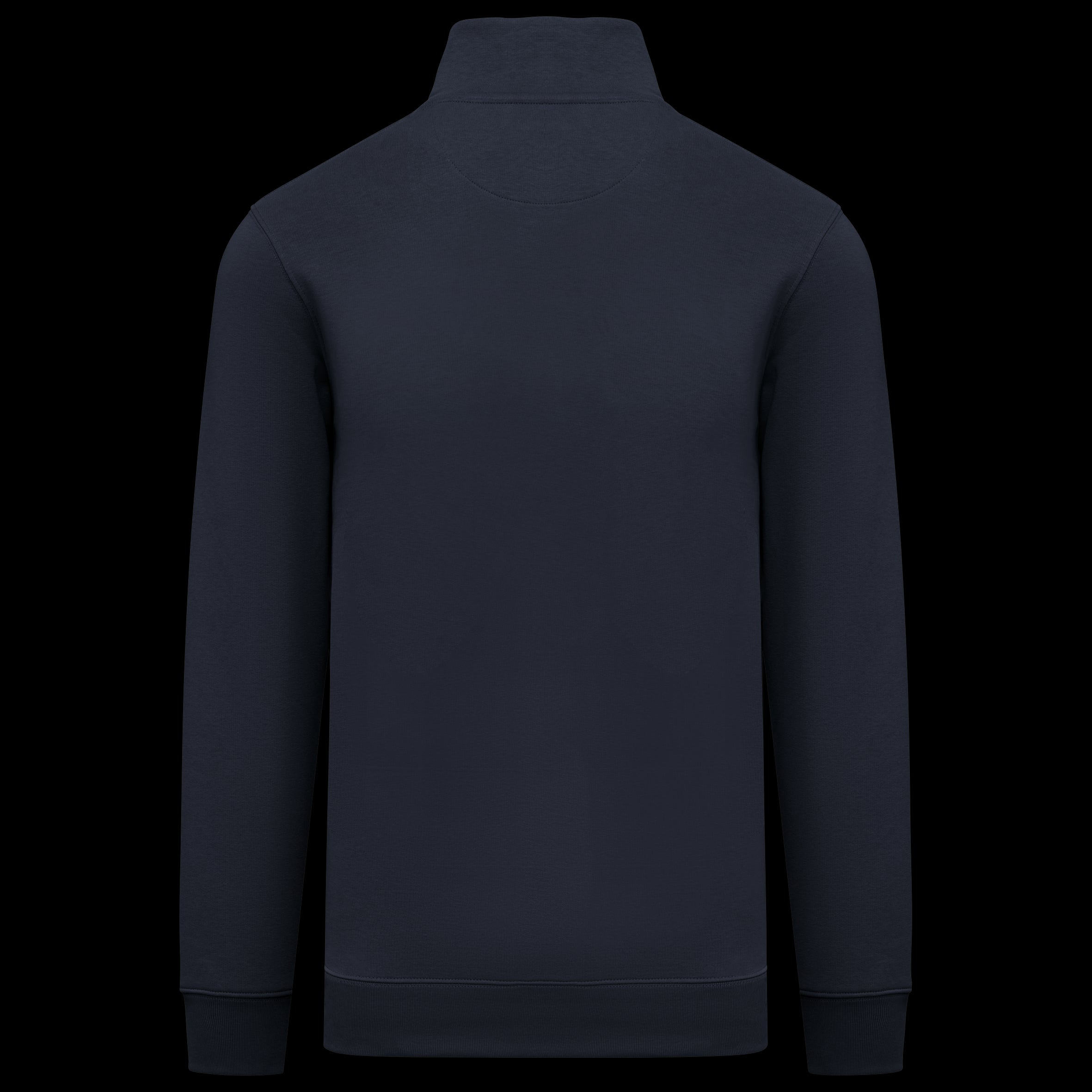 Sudadera de Forro Polar Orgánico para Hombre con Cremallera de Cuarto – 300 g/m² – NS428